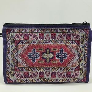 TRADITIONAL TURKISH WALLETS FABRIC WOVEN ZIP BAG